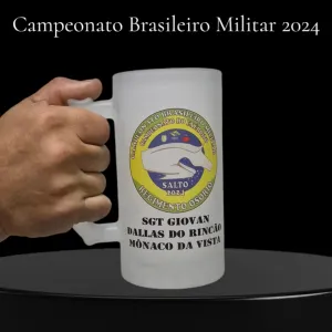 Caneco de Chopp 473ml - Campeonato Brasileiro Militar de Saltos 2024 -2º LOTE