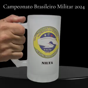 Caneco de Chopp 473ml - Campeonato Brasileiro Militar de Saltos 2024 -2º LOTE