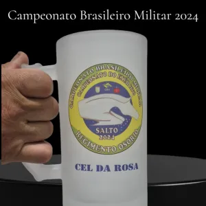 Caneco de Chopp 473ml - Campeonato Brasileiro Militar de Saltos 2024 -2º LOTE