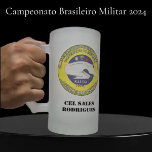 Caneco de Chopp 473ml - Campeonato Brasileiro Militar de Saltos 2024 -2º LOTE