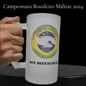 Caneco de Chopp 473ml - Campeonato Brasileiro Militar de Saltos 2024 -2º LOTE