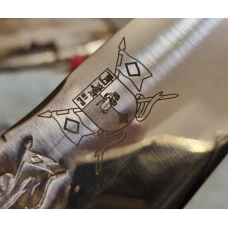 Gravação a laser (Faca Aço Carbono) Gravação a laser (Faca Aço Carbono)